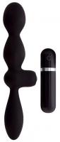 20917/ Вибровтулка анальная Menzstuff Thriller Ass Dual Head Black 11,5 см черная 																	