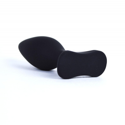 LA-11011 Black/ LEALSO Анальная пробка, L = 12,1см, d = 4см, черная