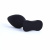LA-11011 Black/ LEALSO Анальная пробка, L = 12,1см, d = 4см, черная