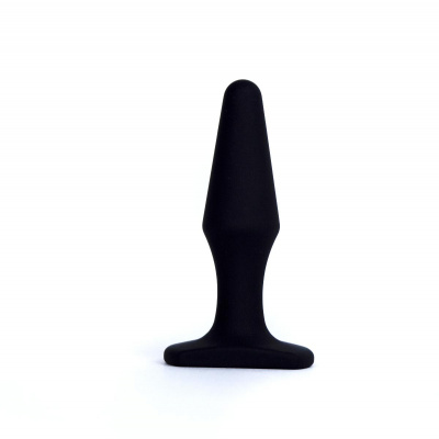 LA-11010 Black/ LEALSO Анальная пробка, L = 10,4см, d = 2,9см, черная
