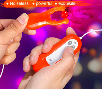 SB-8108 Orange/ Вибростимулятор для сосков Nipple Vibrator