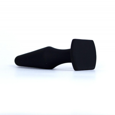 LA-11010 Black/ LEALSO Анальная пробка, L = 10,4см, d = 2,9см, черная