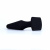 LA-11010 Black/ LEALSO Анальная пробка, L = 10,4см, d = 2,9см, черная