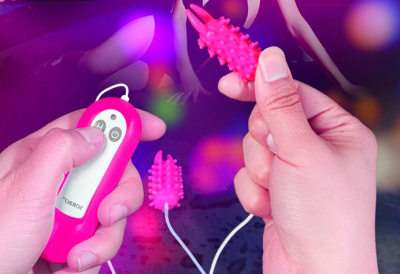 SB-8109 Pink/ Вибростимуляторы для сосков Dual Stimulating Vibrator (пара)