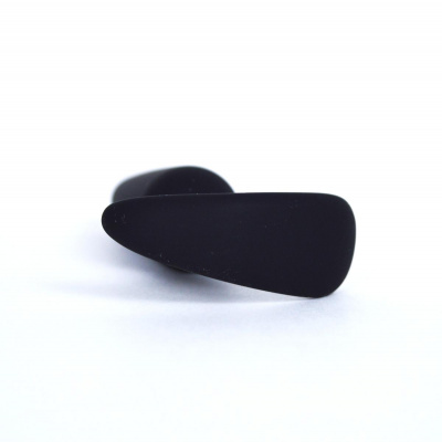 LA-11028 Black/ LEALSO Анальная пробка, L = 12,5см, d = 3,3см, черная