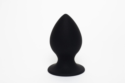 14001/ Анальная втулка силиконовая Large Anal Plug (черная)