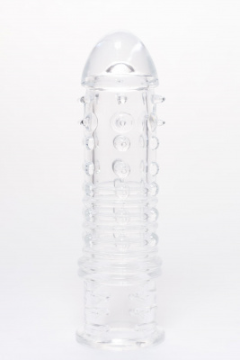 CN-371648785/ Насадка на половой член SUPERME прозрачная