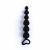 LA-11016 Black/ Анальная цепочка в виде сердечек Anus Beads