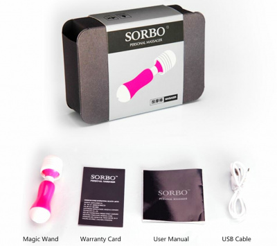 SB-8105/ Вибратор MAGIC WAND перезаряжаемый