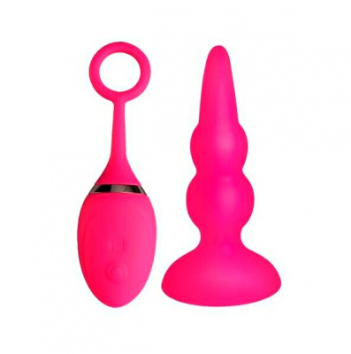 SB-8130 Remote Pink/ Анальный стимулятор с вибрацией, ДУ, водонепроницаемый