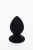 14001/ Анальная втулка силиконовая Large Anal Plug (черная) 14001/ Анальная втулка силиконовая Large Anal Plug (черная)