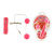 BI-014036А-0101S/ Вагинальные шарики Vibrator - balls, с пультом управления