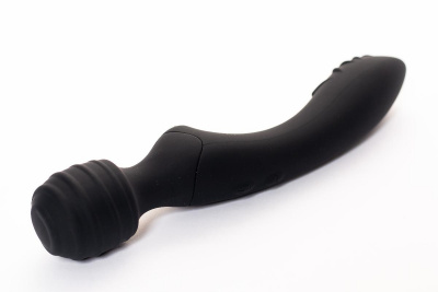 CN-740434462/ Вибратор перезаряжаемый  DUAL-ENDED ULTIMATE WAND,  два мотора,  силикон, черн.