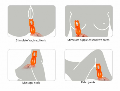 SB-8108 Pink/ Вибростимулятор для сосков Nipple Vibrator