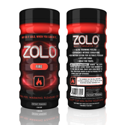 ZOLOF/ Zolo Маструбатор Fire Cup Black/Red OS