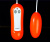 SB-8107 Orange/ Виброяичко с силиконовой насадкой SB-8107 Orange/ Виброяичко с силиконовой насадкой